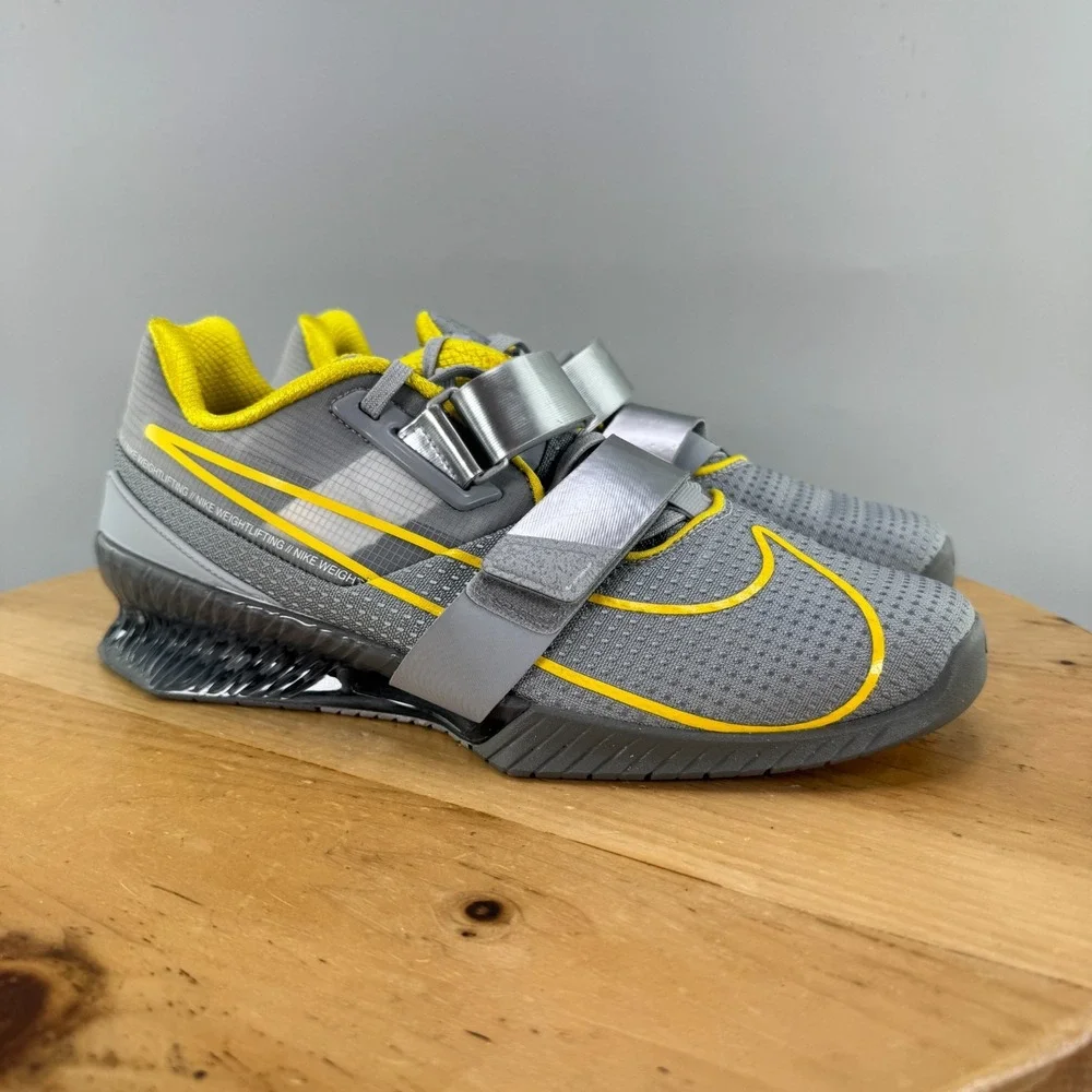 Mens 6 / Womens 7.5 - Nike Romaleos 4 SE Weightlifting Shoes Training Gray NEW